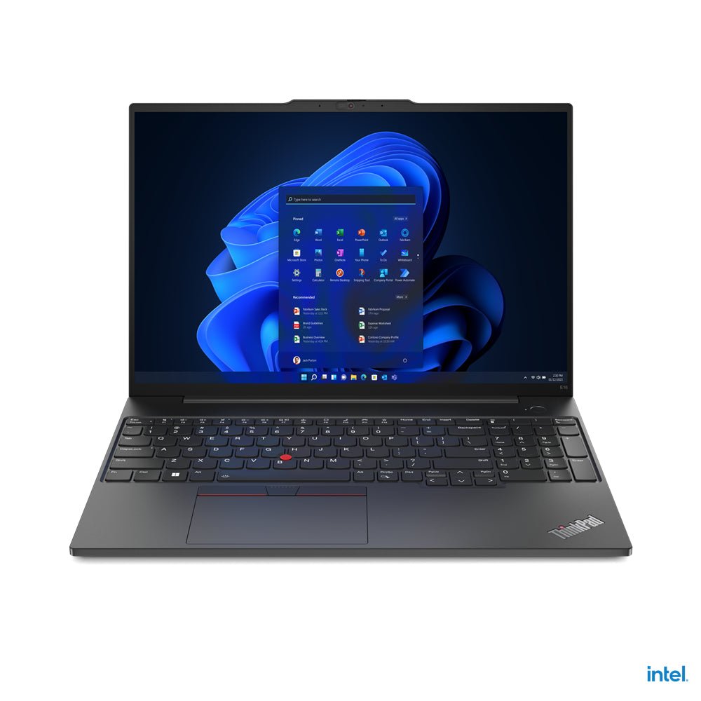 Lenovo ThinkPad E16 Gen 1 16" WUXGA Laptop - Core i7-13700H - 16GB RAM - 512GB SSD - Shared - WIN 10 PRO K (Graphite Black)