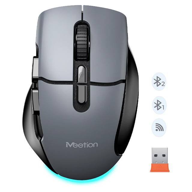 Meetion BTM001 Wireless [2.4G+BT] Mouse (Black)Meetion BTM001 Wireless [2.4G+BT] Mouse (Black)