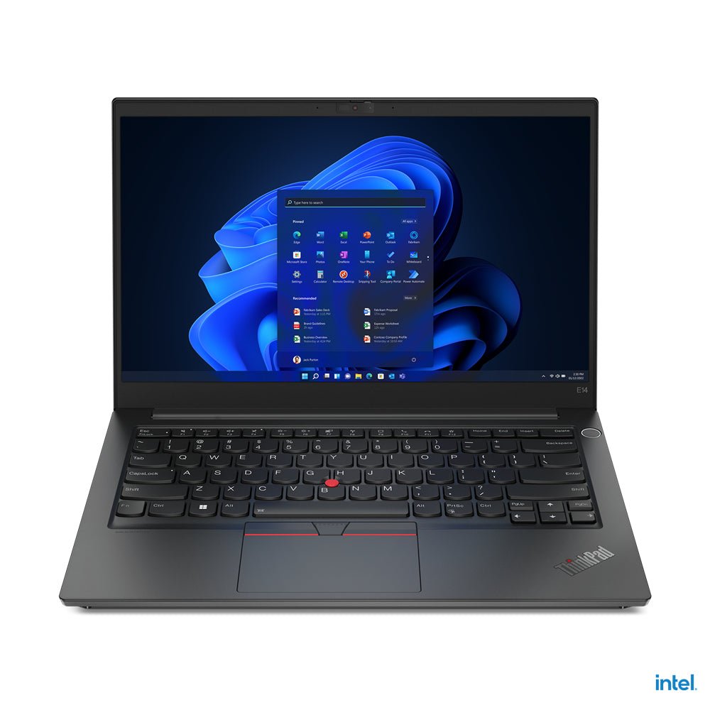 Lenovo ThinkPad E14 Gen 4 14" Laptop - Core i5-1235U - 8GB RAM - 256GB SSD - MX550 2GB - WIN 10 PRO K (Black)