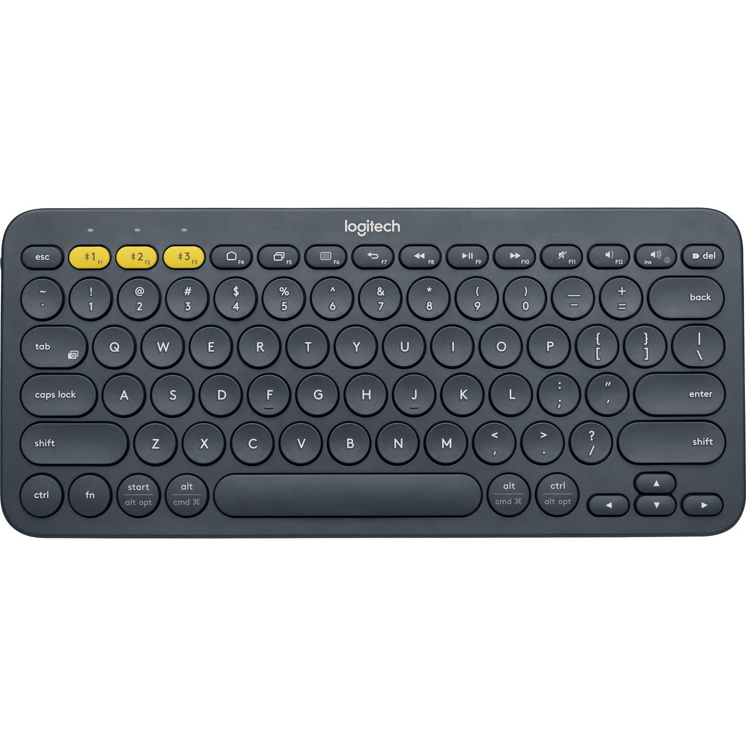 Logitech K380 Multi-Device Bluetooth Wireless Keyboard - ( En / Ar ) - Black