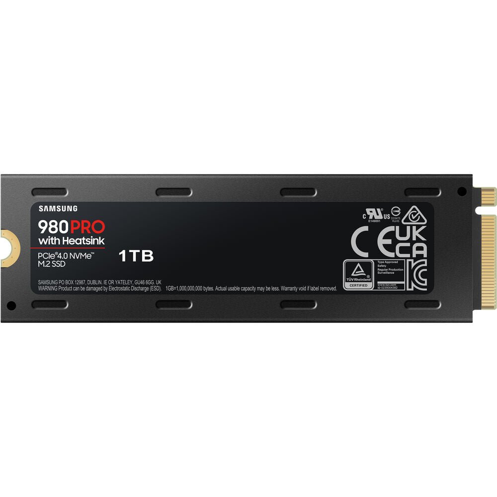 Samsung 980 PRO PCIe 4.0 x4 M.2 Internal SSD with Heatsink - 1TB