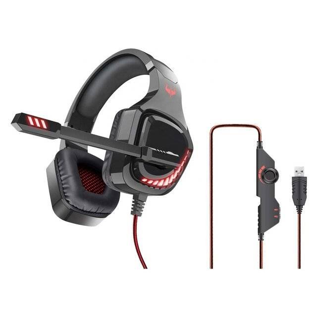 Ovleng Q11 Headphone 7.1 (Black & Red)Ovleng Q11 Headphone 7.1 (Black & Red)