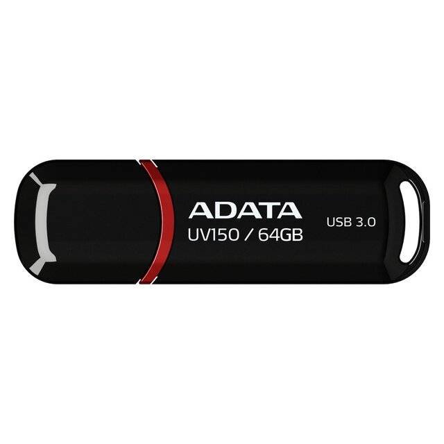 Adata UV150 64GB USB 3.2 Flash DriveAdata UV150 64GB USB 3.2 Flash Drive