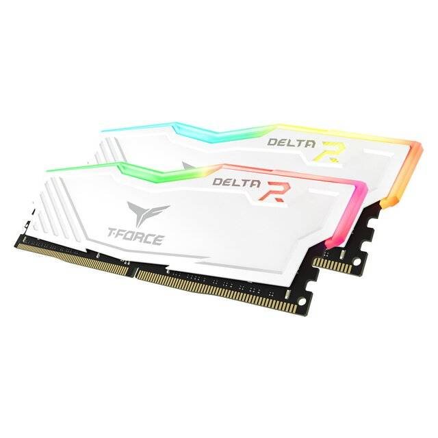 T-Force Delta 32GB RGB (2 x 16GB) DDR4 3600MHz RAM (White)T-Force Delta 32GB RGB (2 x 16GB) DDR4 3600MHz RAM (White)