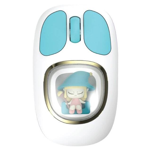 iMice W-540 Wireless [2.4G+BT5] Mouse (White & Green)iMice W-540 Wireless [2.4G+BT5] Mouse (White & Green)