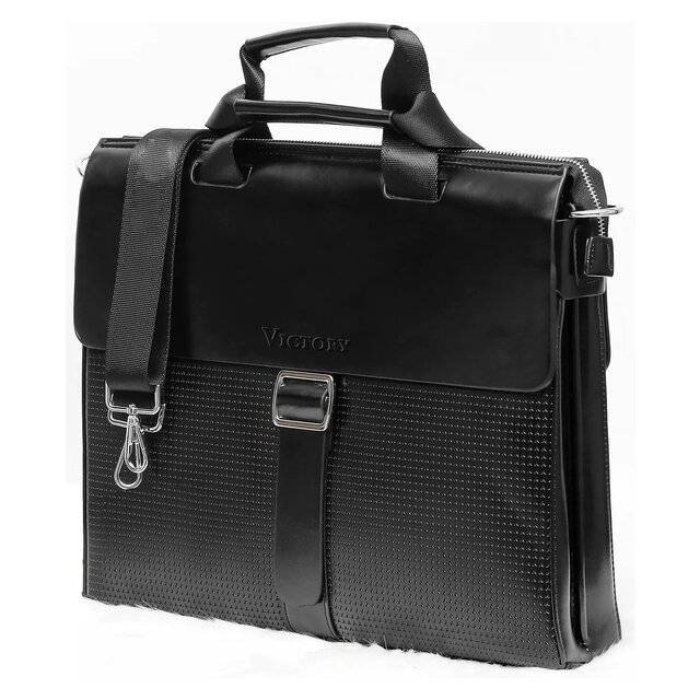 Victory 3308-1 Leather Bag (Black)Victory 3308-1 Leather Bag (Black)