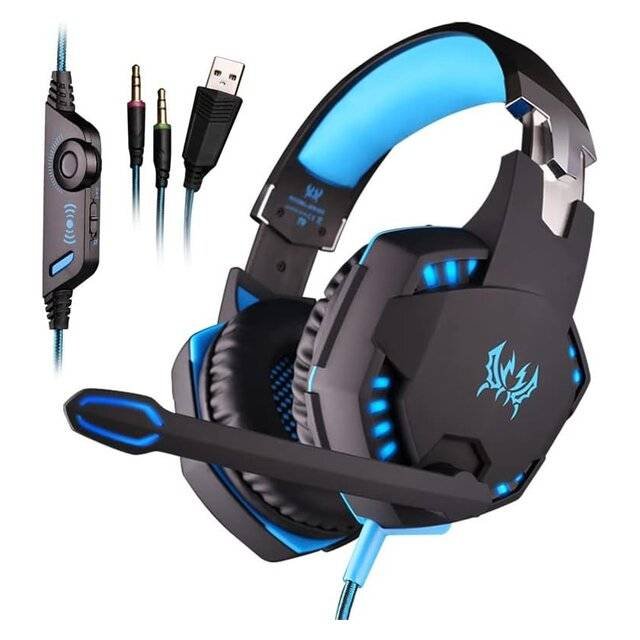 Kotion Each G2000 Gaming Headsets (Black/Blue)Kotion Each G2000 Gaming Headsets (Black/Blue)
