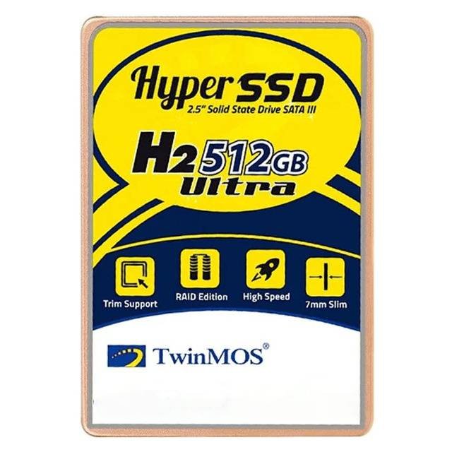 TwinMOS H2 Ultra 512GB 2.5" SATA SSDTwinMOS H2 Ultra 512GB 2.5" SATA SSD