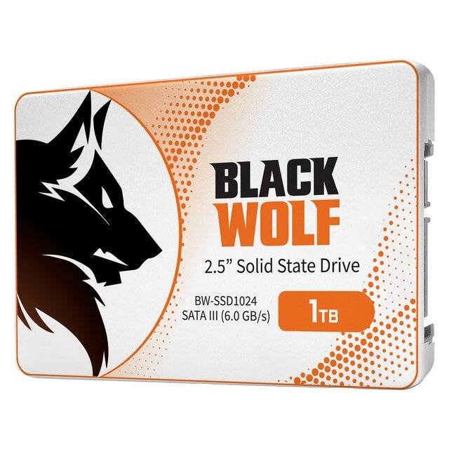 Black Wolf: 2.5" SSD SATA III (1TB)Black Wolf: 2.5" SSD SATA III (1TB)