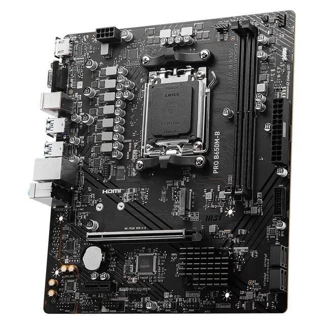 MSI Pro B650M-B DDR5 MotherboardMSI Pro B650M-B DDR5 Motherboard