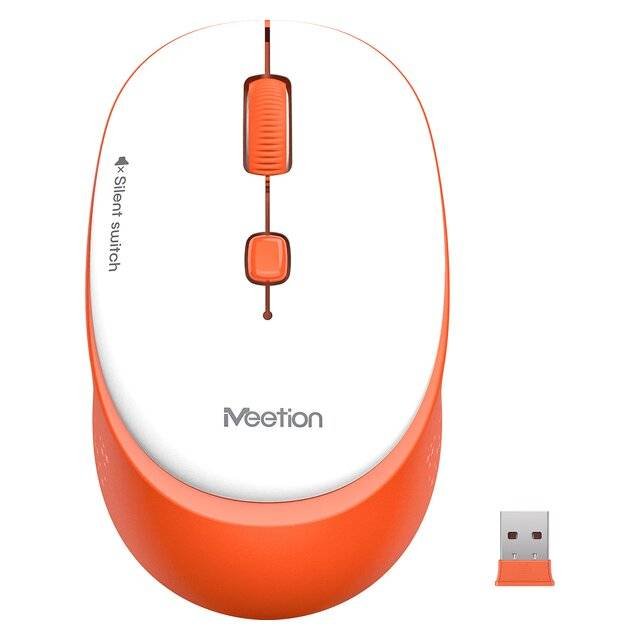 Meetion R571 Wireless [2.4G] Mouse (Orange)Meetion R571 Wireless [2.4G] Mouse (Orange)