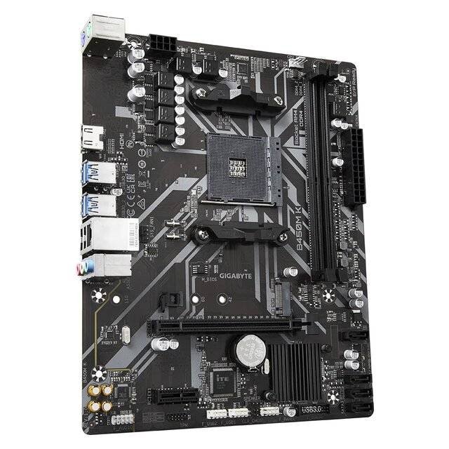 Gigabyte B450M-K AMD Ryzen 5000 MotherboardGigabyte B450M-K AMD Ryzen 5000 Motherboard