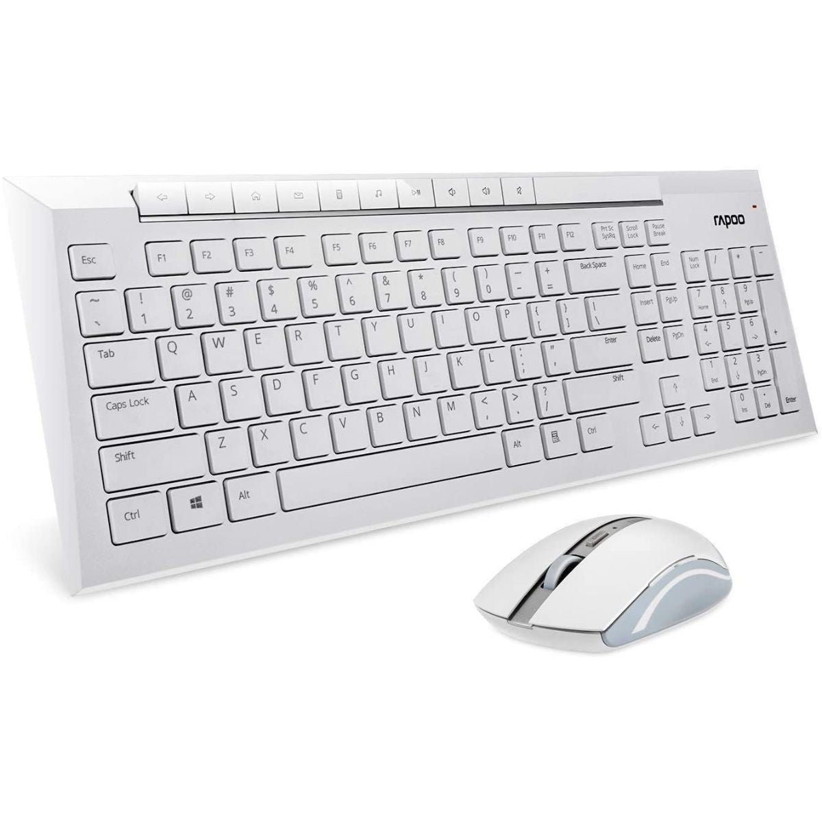 Rapoo 8200M Wireless Keyboard & Mouse Combo - Arabic/English