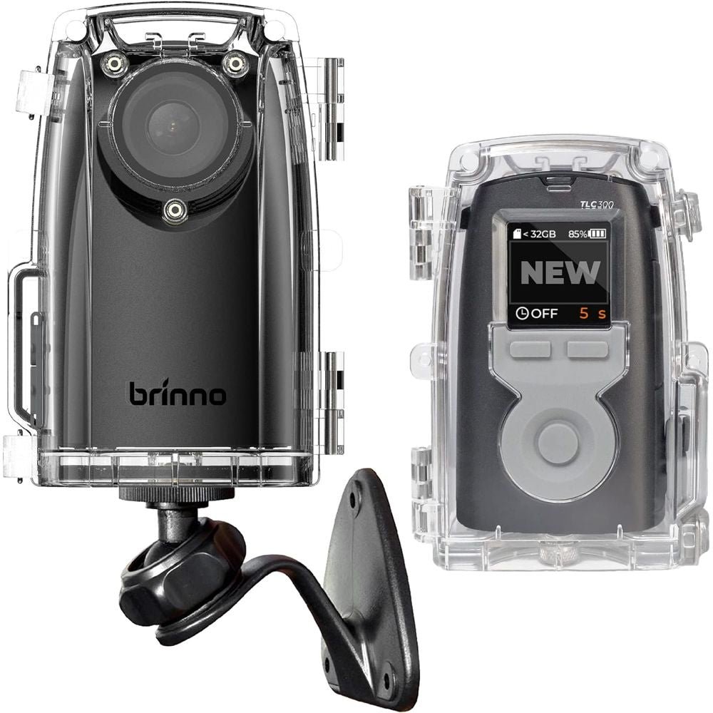 Brinno BCC300-M Time Lapse Camera Bundle – TLC300 1080p HDR Camera, Waterproof Housing, Wall Mount, 100-Day Battery Life, 118° Field of View
