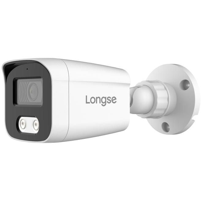 Longse 5MP/4K Lite Full Color Fixed Bullet HD Camera AOC TVI Camera (Built‐in Mic)