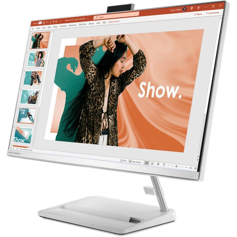 Lenovo IdeaCentre AIO 3 27IAP7 27" All-in-One - Core i7-13620H - 8GB RAM - 512GB SSD - Shared - WIN 10 PRO K - White