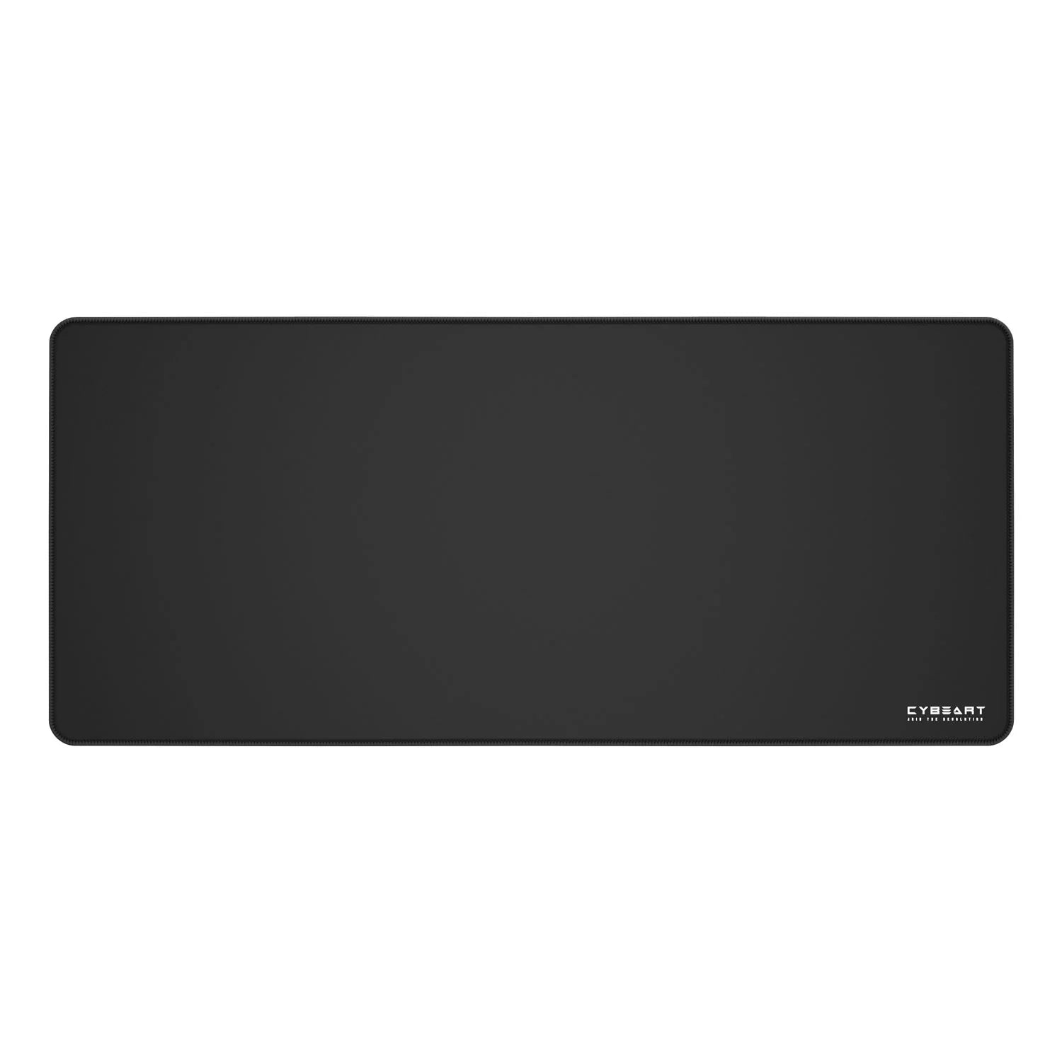 Cybeart | Ghost (Black) Gaming Desk Mat (XXL - 900x400x4mm) | Waterproof, Never Slip Base, Esports Grade