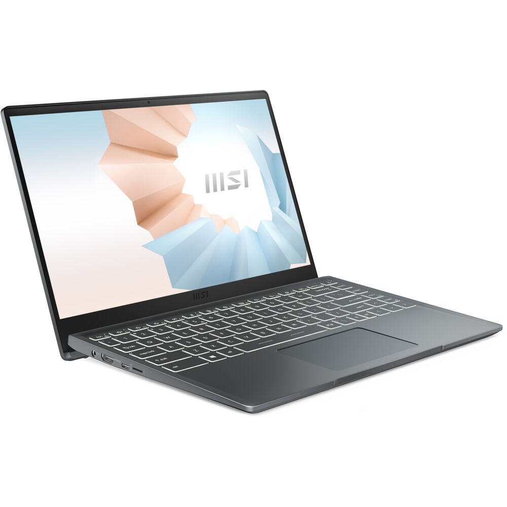 MSI Modern 14 B5M 14" Laptop - Ryzen 7 5700U - 8GB RAM - 512GB SSD - Shared - WIN 10 PRO K(Carbon Gray)