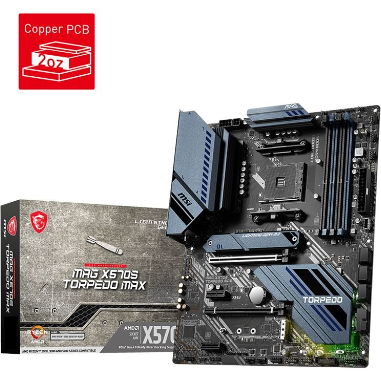 MSI MAG X570S TORPEDO MAX AM4 Socket Motherboard