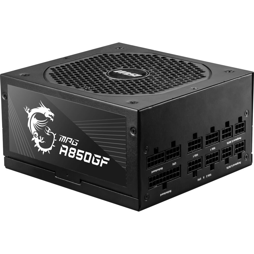 MSI MPG A850GF 80 Plus Gold Modular Power Supply - 850W