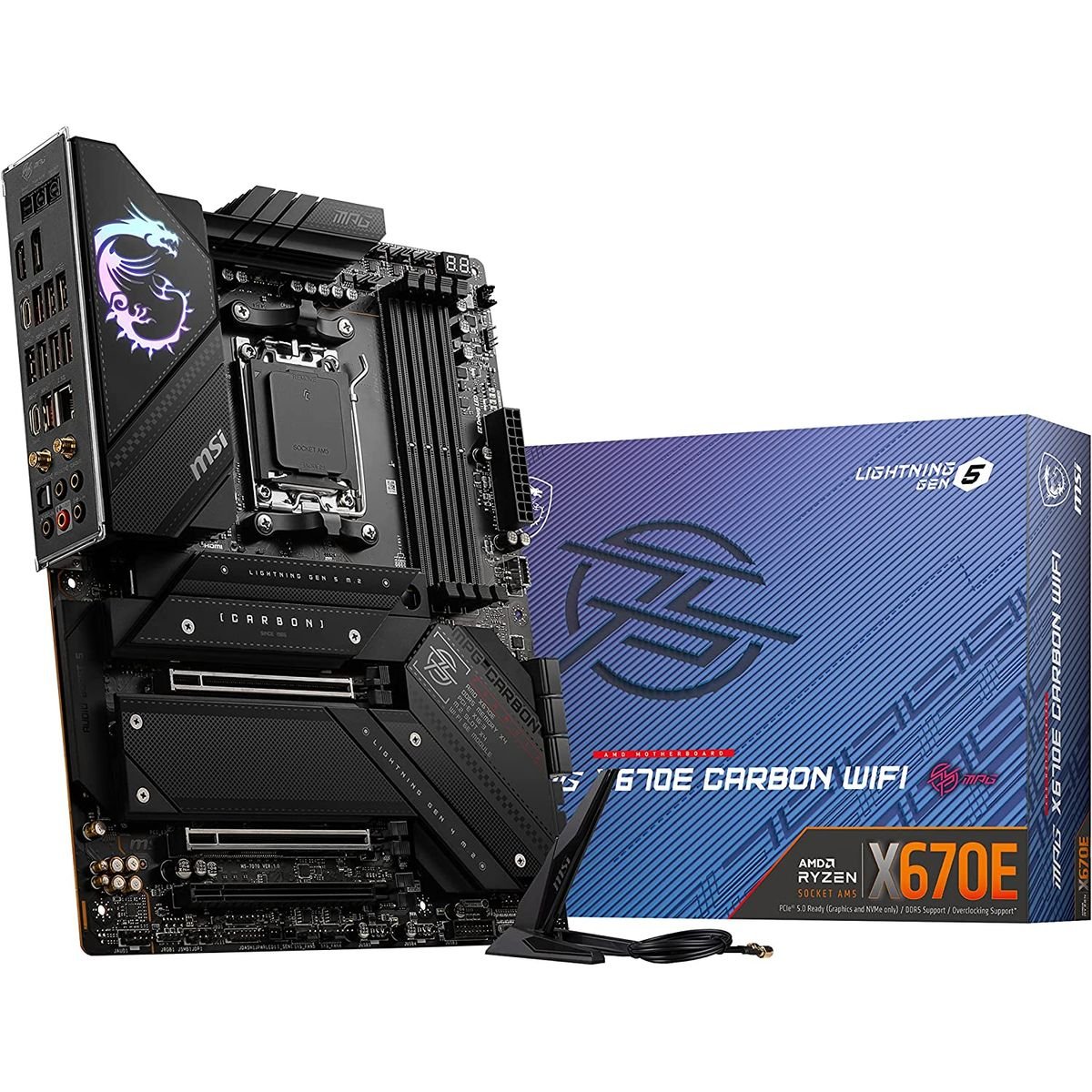 MSI MPG X670E CARBON WIFI Motherboard - AMD X670