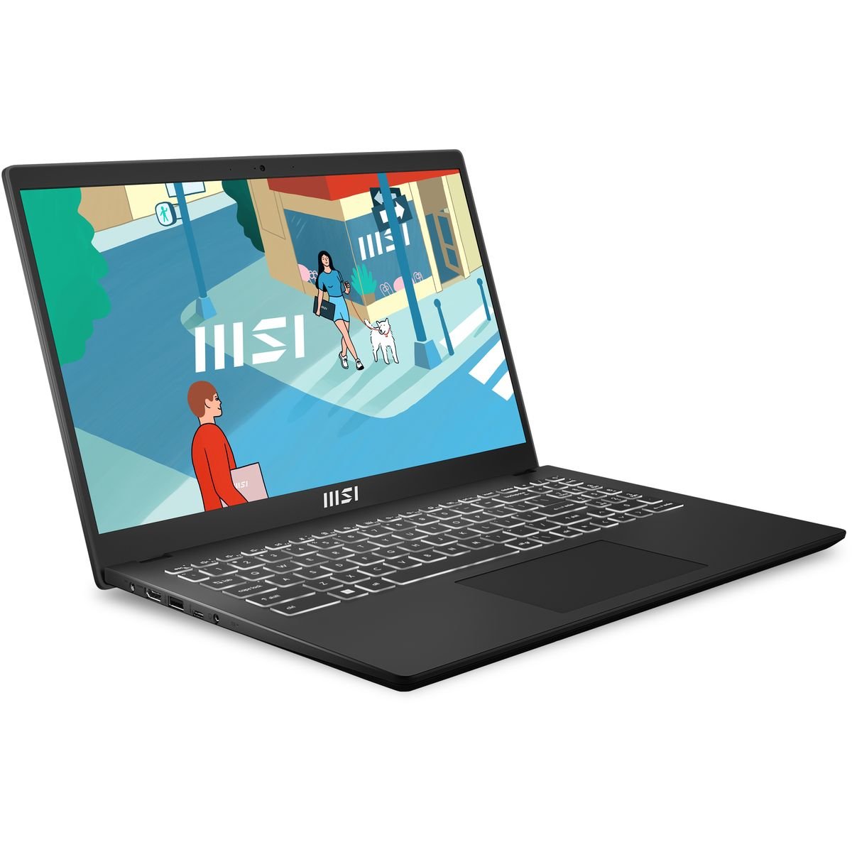 MSI MODERN 15 H B13M-069XAE 15.6" Laptop - Core i7-13620H - 16GB RAM - 512GB SSD - Shared - WIN 10 PRO K(Classic Black)