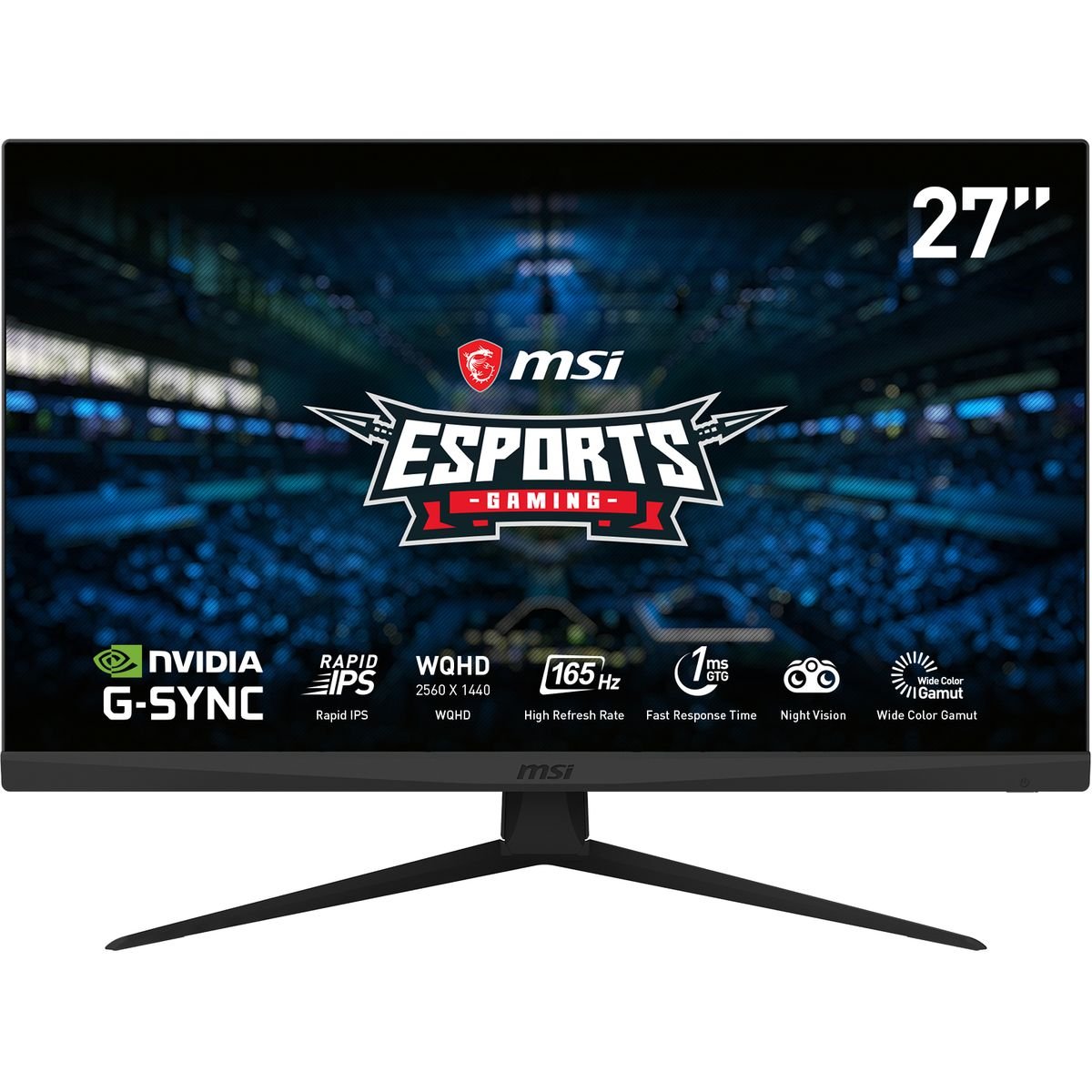 MSI Optix G273QF 27" 16:9 G-Sync 165 Hz WQHD IPS Gaming Monitor