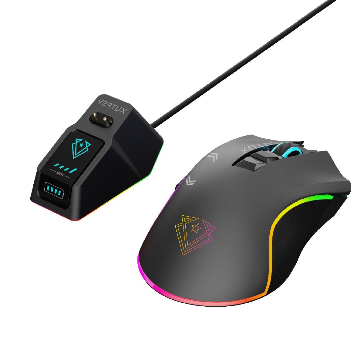 VERTUX Mustang Wireless Gaming Mouse - 10,000 DPI