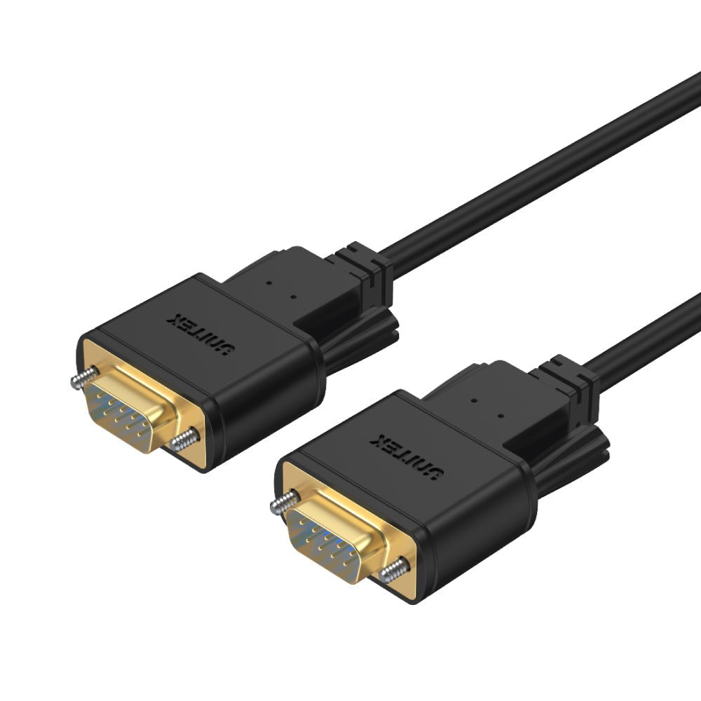 UNITEK DB9 (9 Pin) Straight Through Serial Cable, RS232 Compatible - 1.5M