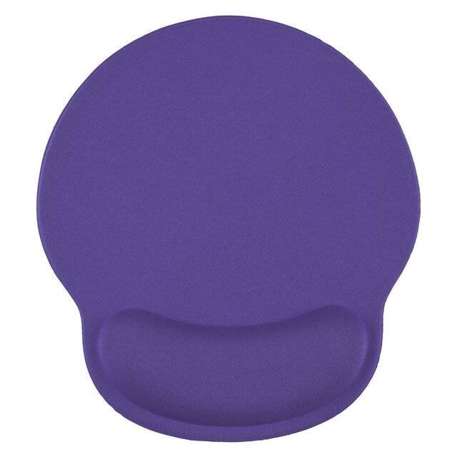 Mouse Pad With Gel Wrist Support (Purple)Mouse Pad With Gel Wrist Support (Purple)