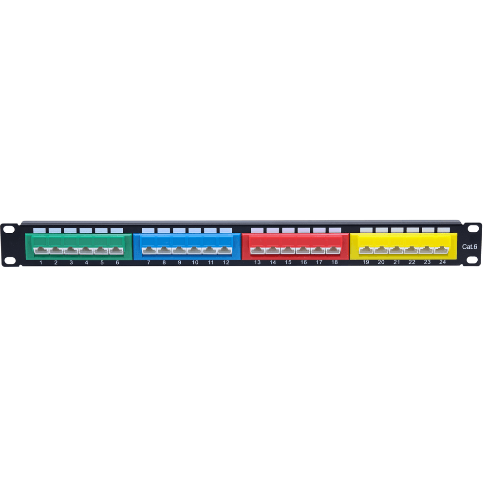 Atlantic Patch Panel Cat6 (24 Port)-UTP-45°