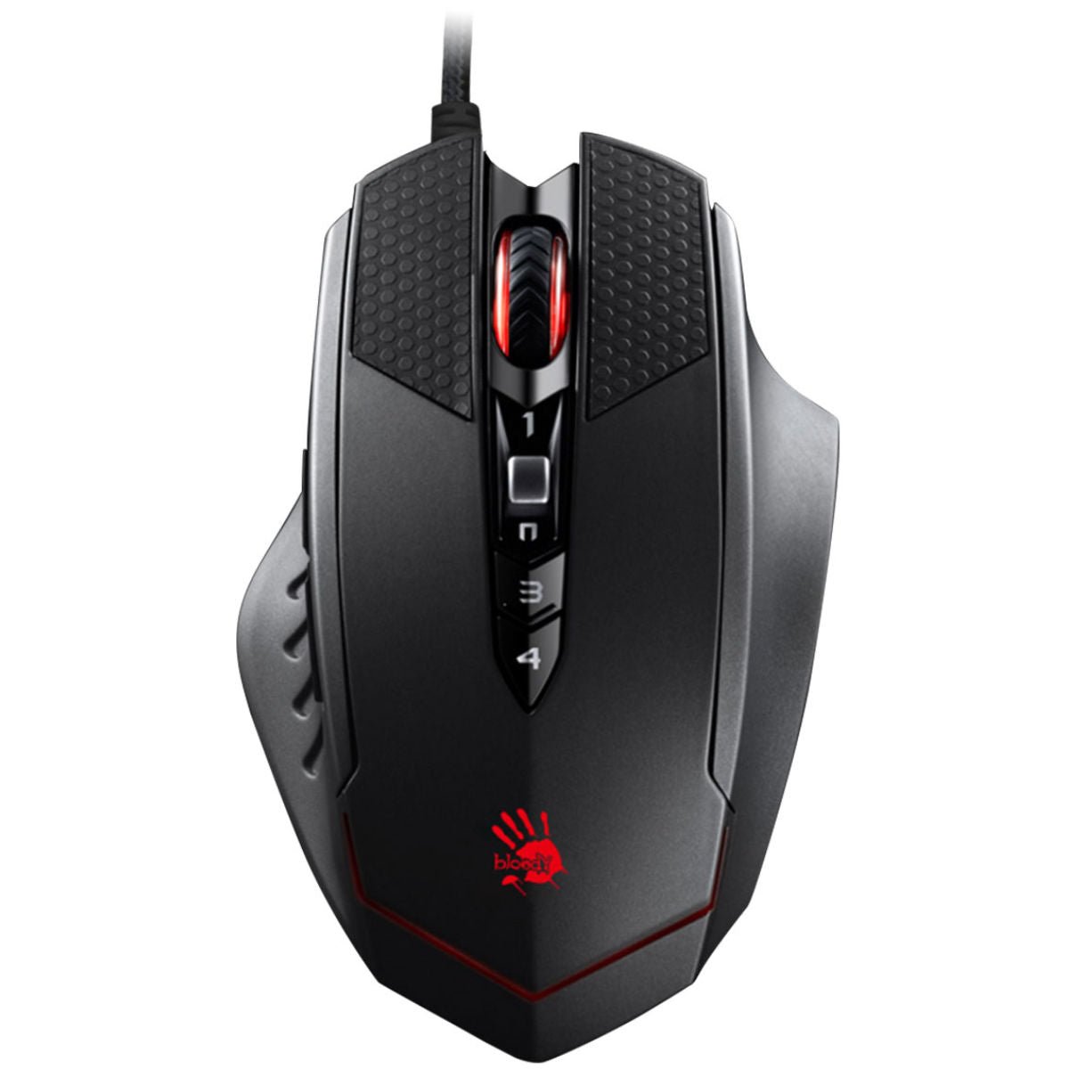 Bloody T70 Light Strike RGB Gear-Style Switch Gaming Mouse - 4000 CPI