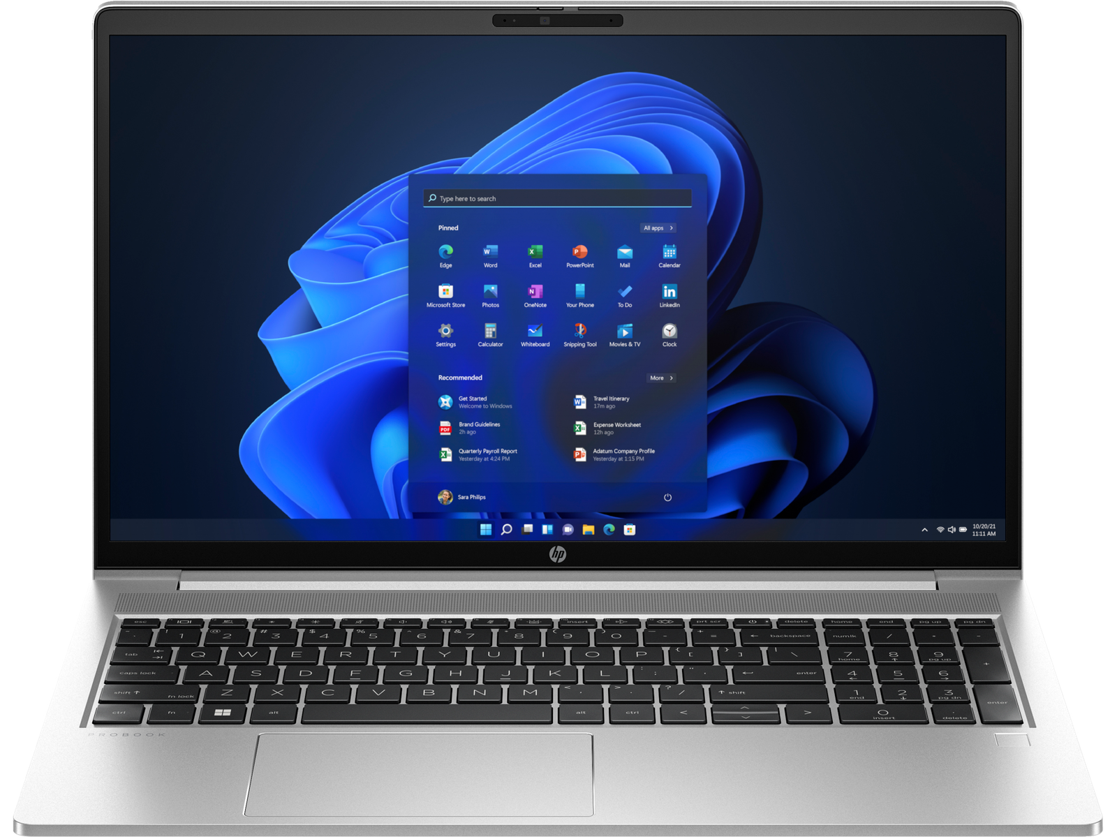 HP ProBook 450 G10 15.6" Laptop - Core i7-1355U - 8GB RAM - 512GB SSD - Shared - WIN 10 PRO K(Asteroid Silver)