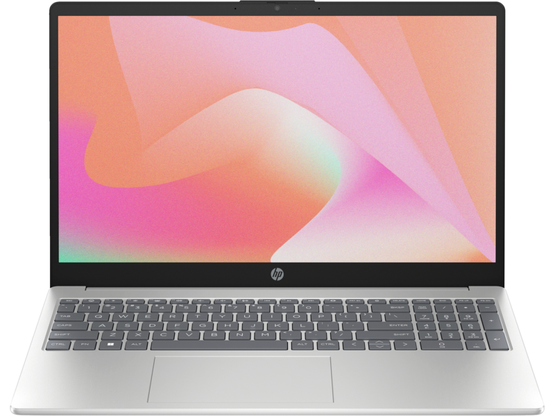 HP Laptop 15-fc0004ne 15.6" FHD - Ryzen 5 7520U - 8GB RAM - 512GB SSD - AMD Radeon - WIN 10 PRO K (Natural silver)
