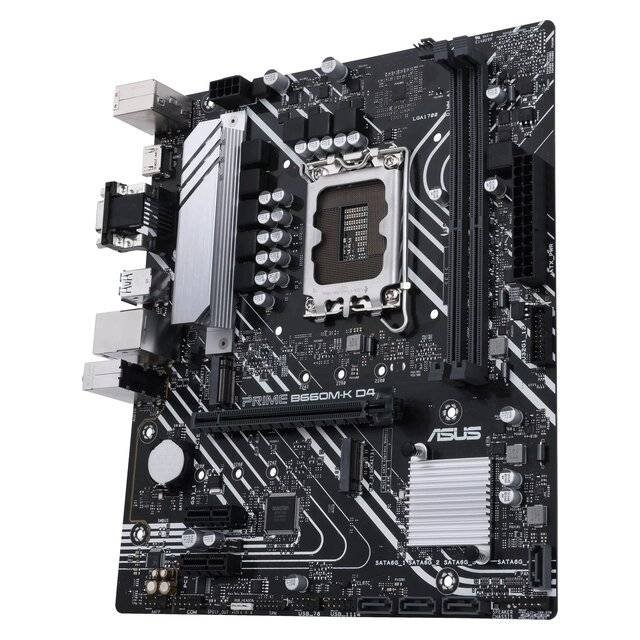 Asus PRIME B660M-K D4 MotherboardAsus PRIME B660M-K D4 Motherboard