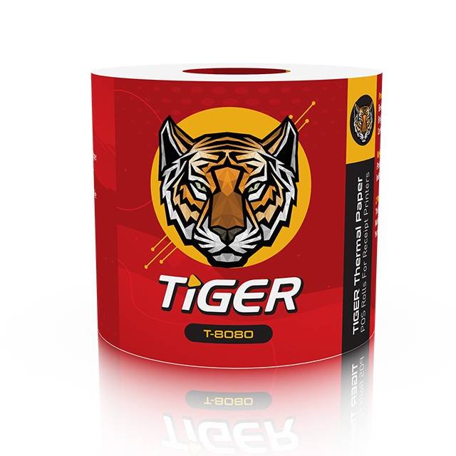 Tiger Thermal Paper Roll T-8080 (Red Cover)Tiger Thermal Paper Roll T-8080 (Red Cover)