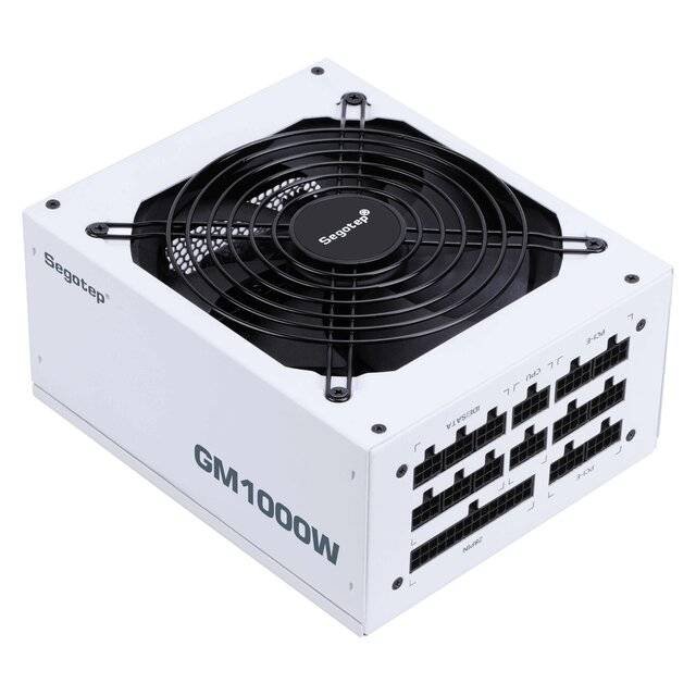 Segotep GM 1000W [Modular] 80+ Gold PSU (White)Segotep GM 1000W [Modular] 80+ Gold PSU (White)