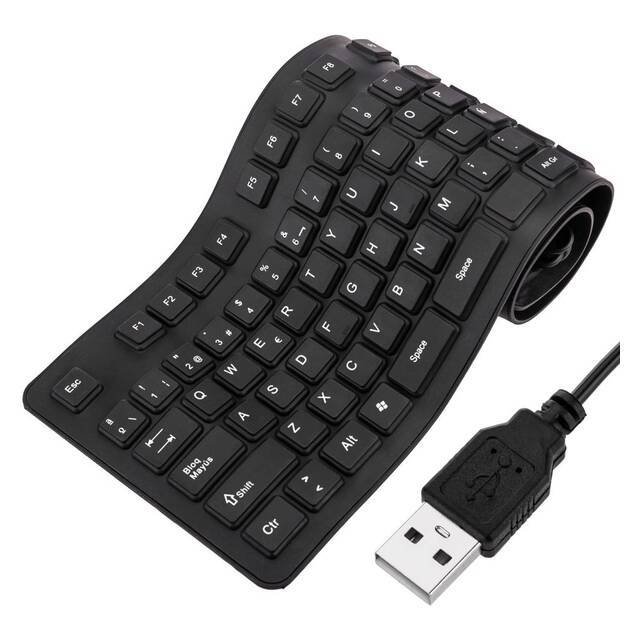 Silicon Flexible USB Waterproof KeyboardSilicon Flexible USB Waterproof Keyboard