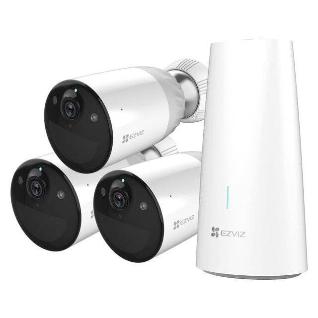 Ezviz CS-BC1-B3 Smart Home Battery Camera Kit (4MP-W1)Ezviz CS-BC1-B3 Smart Home Battery Camera Kit (4MP-W1)