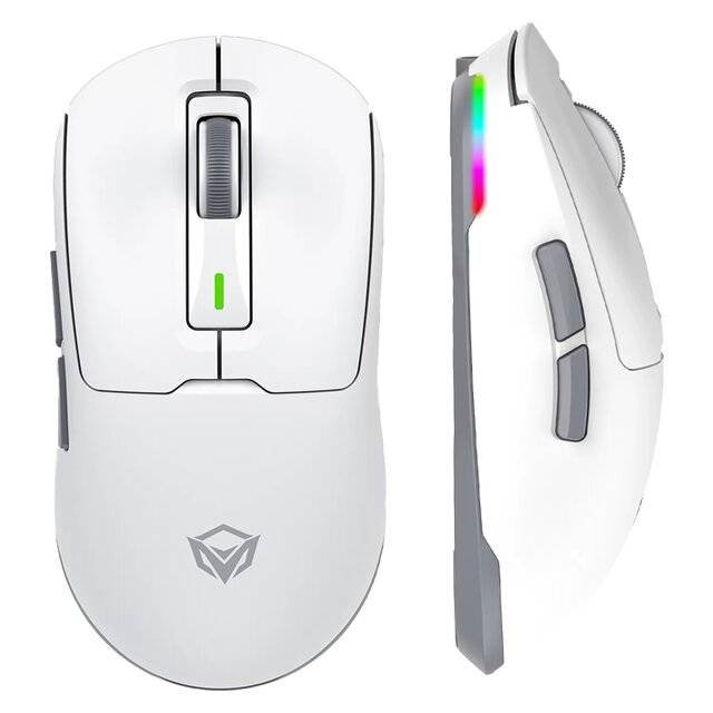 Meetion Air GW24 [2.4G/BT/USB] Wireless Mouse (White)Meetion Air GW24 [2.4G/BT/USB] Wireless Mouse (White)