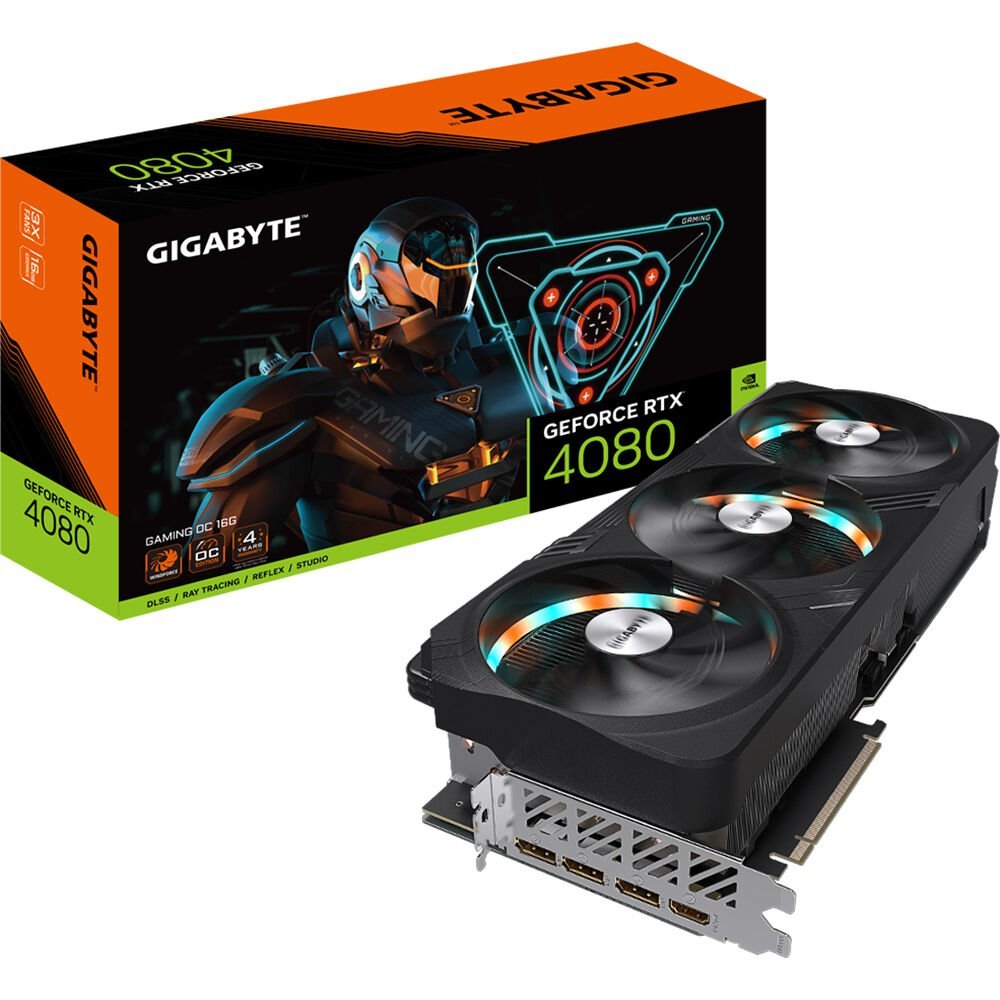 GIGABYTE GeForce RTX 4080 16GB GAMING OC Graphics Card
