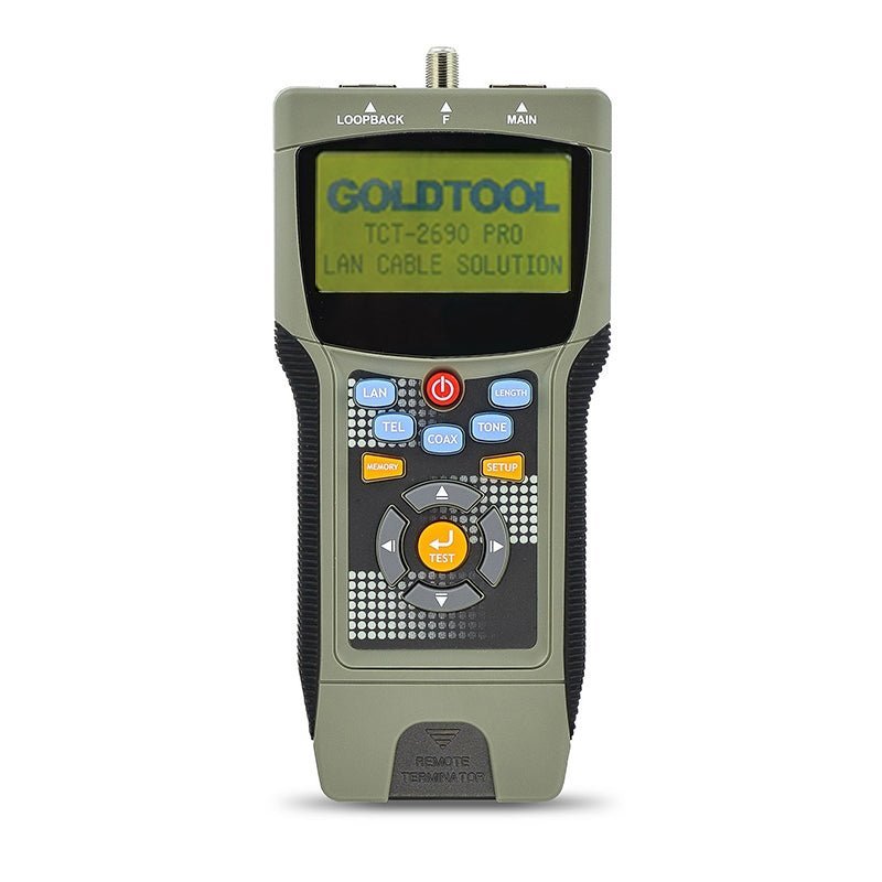 GOLDTOOL LAN Cable Solution Multi-Function Tester