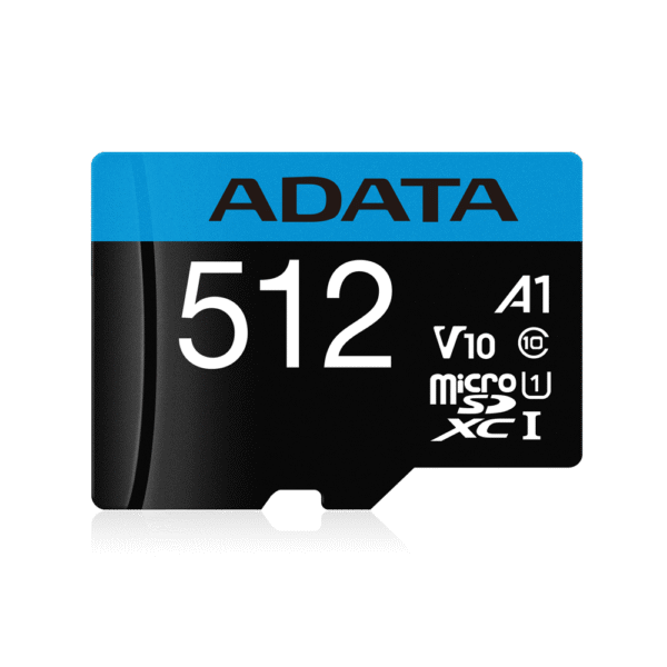 ADATA Premier 512GB MicroSDHC/SDXC UHS-I Class 10 V10 A1 Memory Card