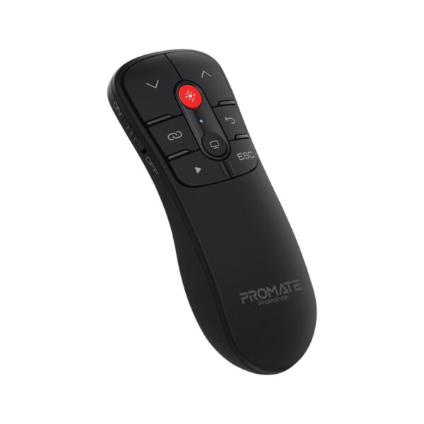 Promate Wireless Presenter • 10m Working range • Red Laser Pointer • Universal Compatibility • ProPointer