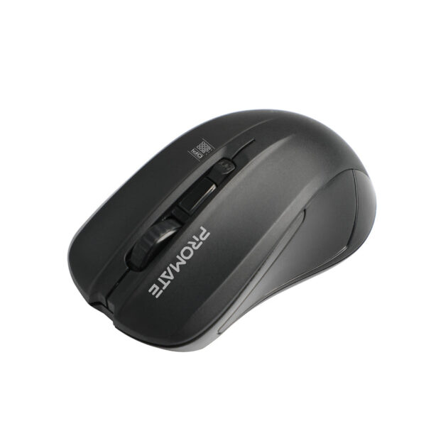 Promate Wireless Mouse - Contour - Black
