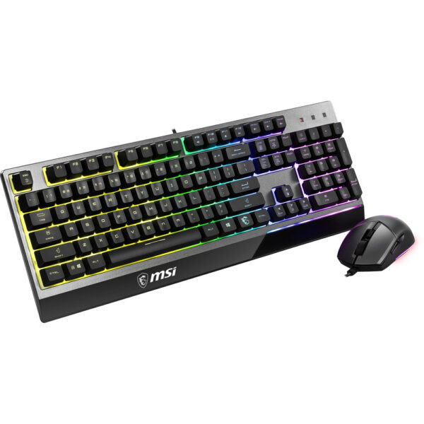 MSI Vigor GK30 Gaming Keyboard and GM11 Mouse Combo - Arabic - Black