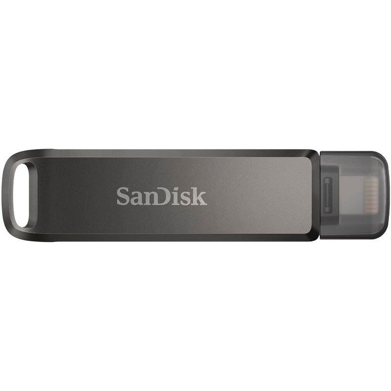 SanDisk iXpand Flash Drive Luxe 256GB – Dual USB Type-C & Lightning Connectors, USB 3.1 Gen 1, All-Metal Swivel Design, Up to 240MB/s Read Speed