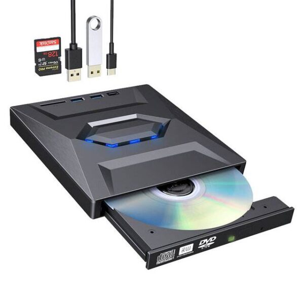 Fantom 5-IN-1 DVD-RW External USB 2.0 (Type-C)