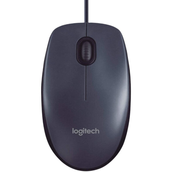 Logitech M100 Wired Mouse - Black