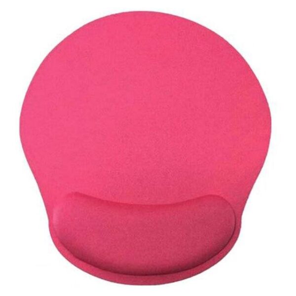 Mouse Pad With Gel Wrist Support (Pink)